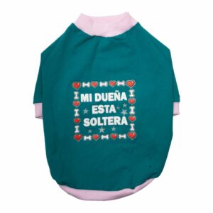 Ropa Para Perros Camiseta Mi Dueño Esta Soltero Hembra THE PET FACTORY Talla Grande