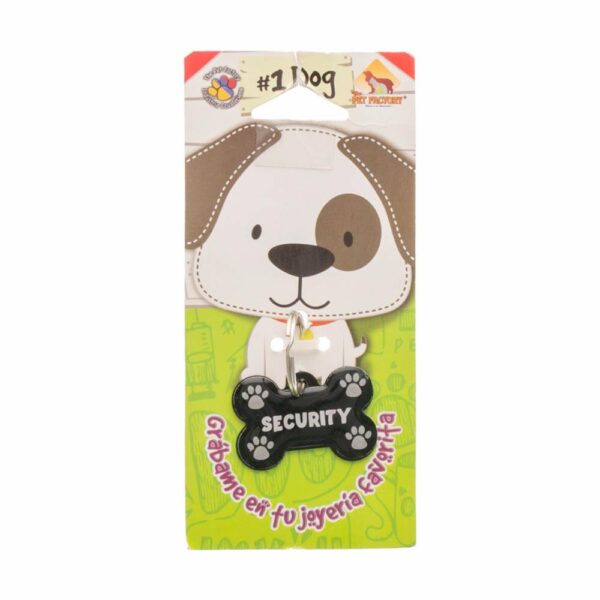 Placa De Identificación Diseño Hueso Para Mascota THE PET FACTORY Antiestres