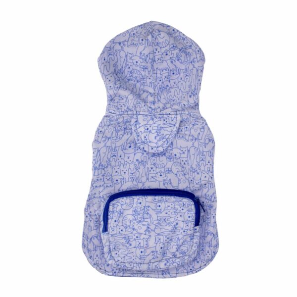 Ropa Para Perros Poncho Portable THE PET FACTORY Talla Extra Pequeño