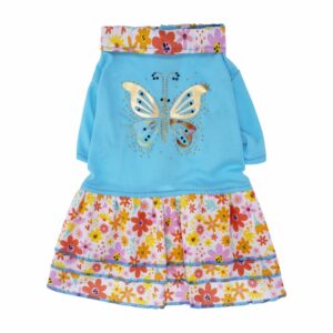 Ropa Para Perros Vestido Rayita THE PET FACTORY Talla Mediano