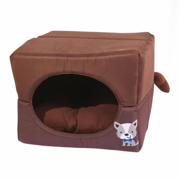Cama Para Mascota Tipo Cubo Woof THE PET FACTORY Talla Large