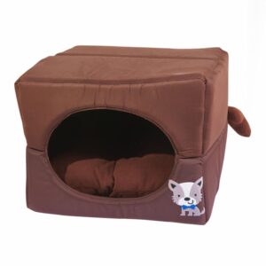 Cama Para Mascota Tipo Cubo Woof THE PET FACTORY Talla Large