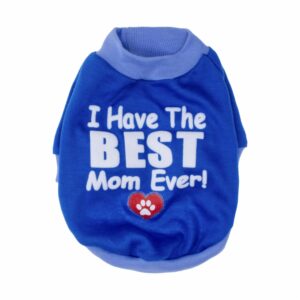 Ropa Para Perros Camiseta Diseño Best Mom THE PET FACTORY Talla Extra Extra Pequeño