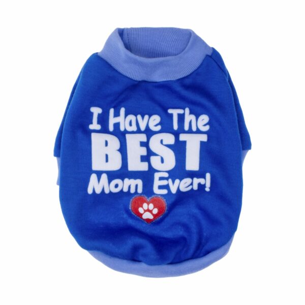 Ropa Para Perros Camiseta Diseño Best Mom THE PET FACTORY Talla Extra Pequeño