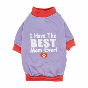 Ropa Para Perros Camiseta Diseño Best Mom THE PET FACTORY Talla Pequeño