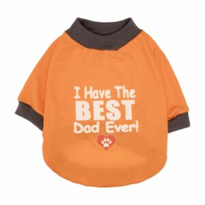 Ropa Para Perros Camiseta Diseño Best Dad THE PET FACTORY Talla Pequeño