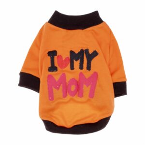 Ropa Para Perros Camiseta Diseño I Love My Mom THE PET FACTORY Talla Extra Pequeño