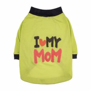 Ropa Para Perros Camiseta Diseño I Love My Mom THE PET FACTORY Talla Grande