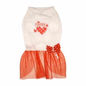 Ropa Para Mascotas Vestido Sweetheart THE PET FACTORY Talla Mediano