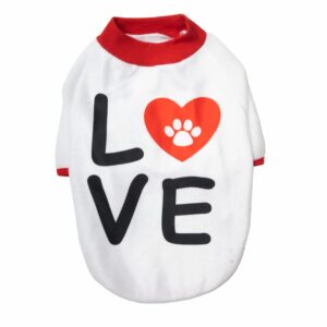 Ropa Para Perros Pj Diseño Love THE PET FACTORY Talla Mediano