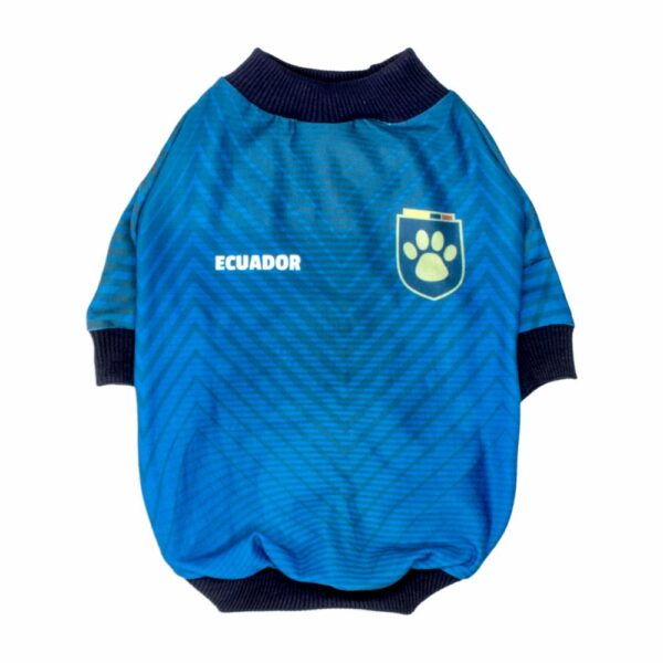 Camiseta Para Mascota Selección Ecuador Azul THE PET FACTORY Talla Extra Extra Pequeña
