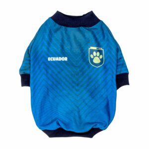 Camiseta Para Mascota Selección Ecuador Azul THE PET FACTORY Talla Mediana