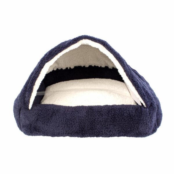 Cama Con Cobija Cuadrada Para Mascota THE PET FACTORY Talla Medium - Imagen 3
