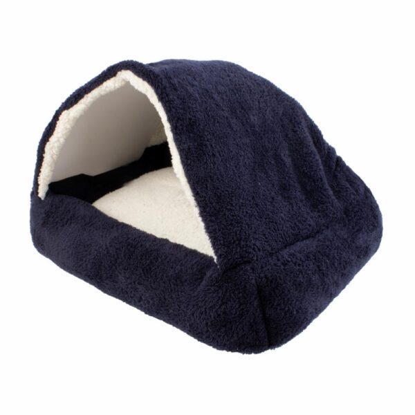 Cama Con Cobija Cuadrada Para Mascota THE PET FACTORY Talla Medium - Imagen 4
