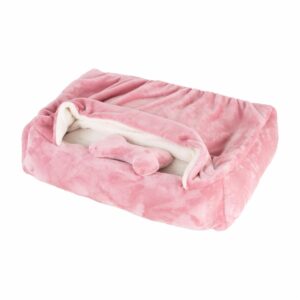 Cama Para Mascota Con Cobija Cuadrada THE PET FACTORY Talla Large