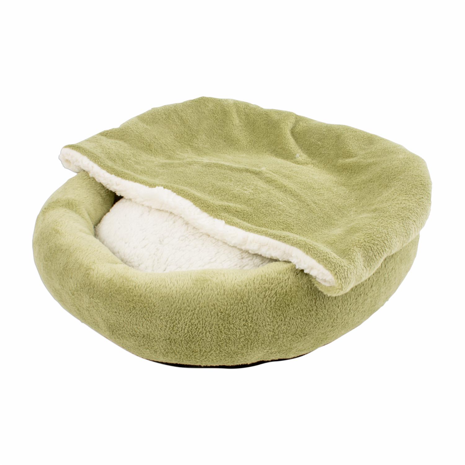 Cama Con Cobija Redonda Para Mascota THE PET FACTORY Talla Small - Imagen 2
