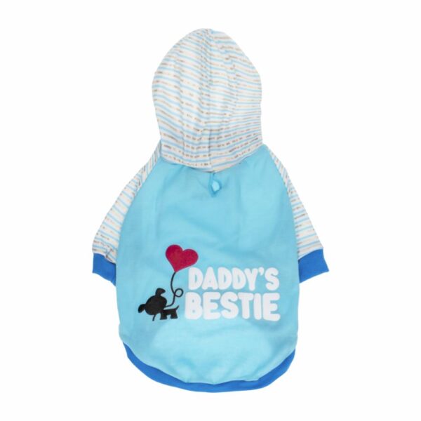 Hoodie Para Mascota Diseño Mom Dad Bestie THE PET FACTORY - Imagen 6