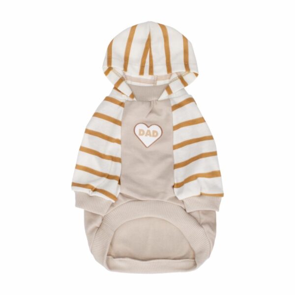 Hoodie Para Mascota Diseño Mom Dad Loves Me THE PET FACTORY - Imagen 2