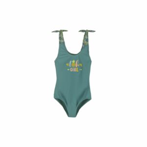 Traje De Baño Enterizo Aloha Girl Verde NAUDER