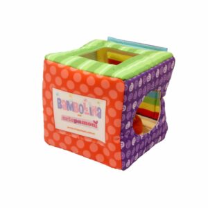 Juego De Cubo BAMBOLINA Con Figuras Geométricas