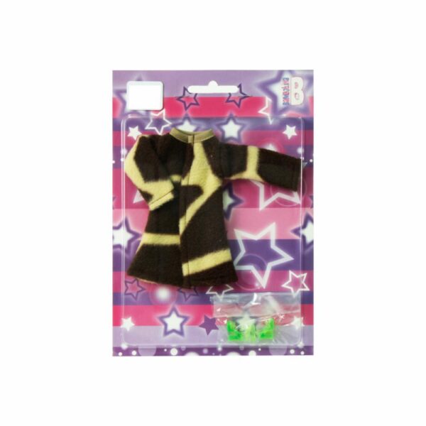 Conjunto De Ropa Abrigo Y Zapatos BAMBOLINA Para Muñeca Barbie