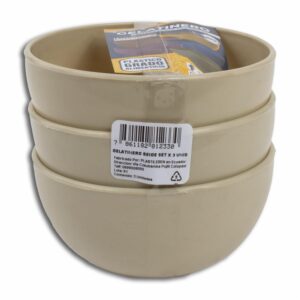Tazón Gelatinero Color Beige COBELI Set X 3 Uds