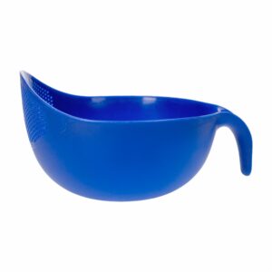 Colador Plástico Azul COBELI 22X12 CM