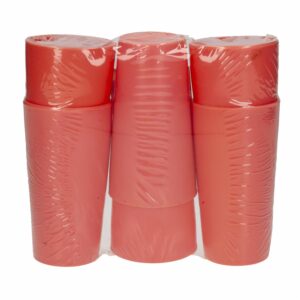 Set De Vasos Plásticos De  Colores 6X300 Ml COBELI 2958