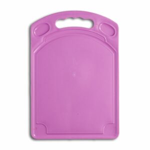 Tabla De Picar Plástica Mediana Rosada COBELI 30 X 21 Cm