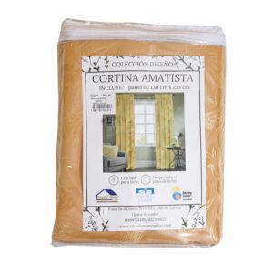 Cortina Diseño Amatista Arena TEXTIELITES 130 X 210 Cm