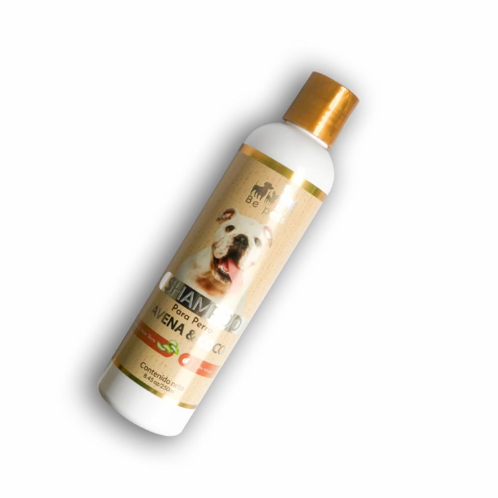 Shampoo Para Mascota De Avena Y Coco BE PETS 250 Ml - Imagen 2