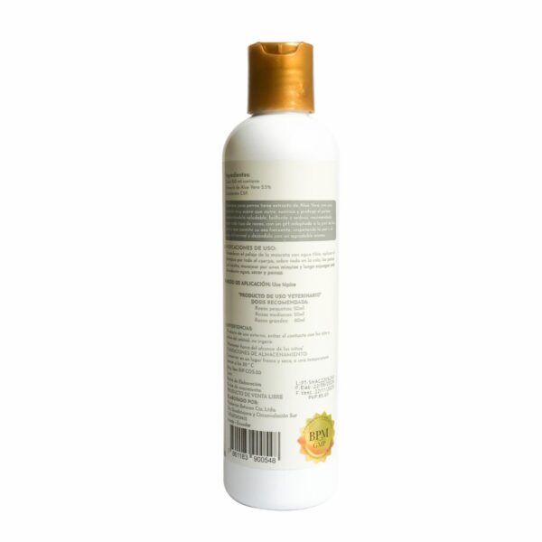 Shampoo Para Mascota De Avena Y Coco BEPETS 250 Ml - Imagen 3