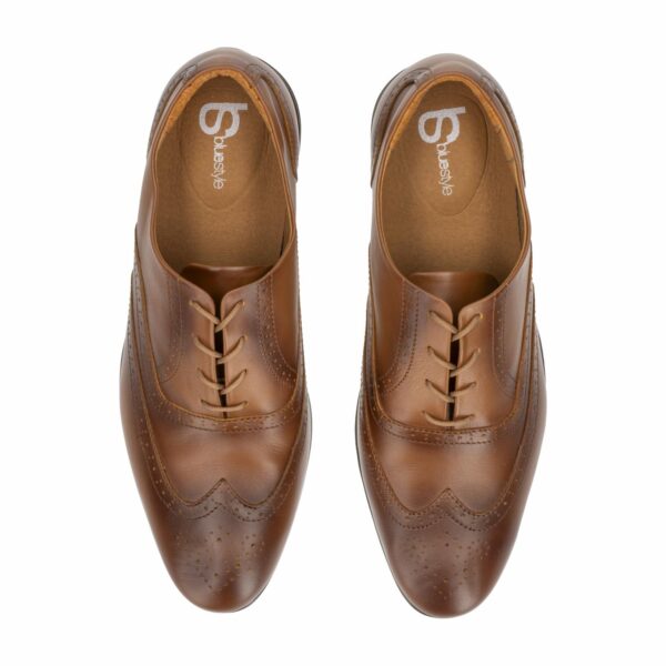 Zapato Formal De Cordón Miel BLUE - Imagen 2