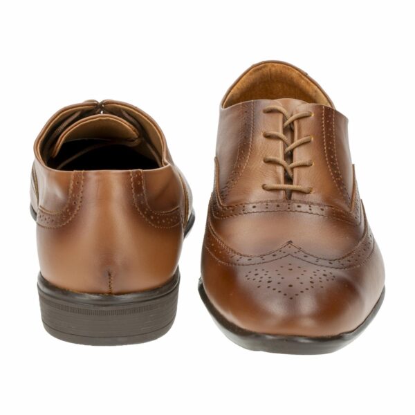 Zapato Formal De Cordón Miel BLUE - Imagen 3