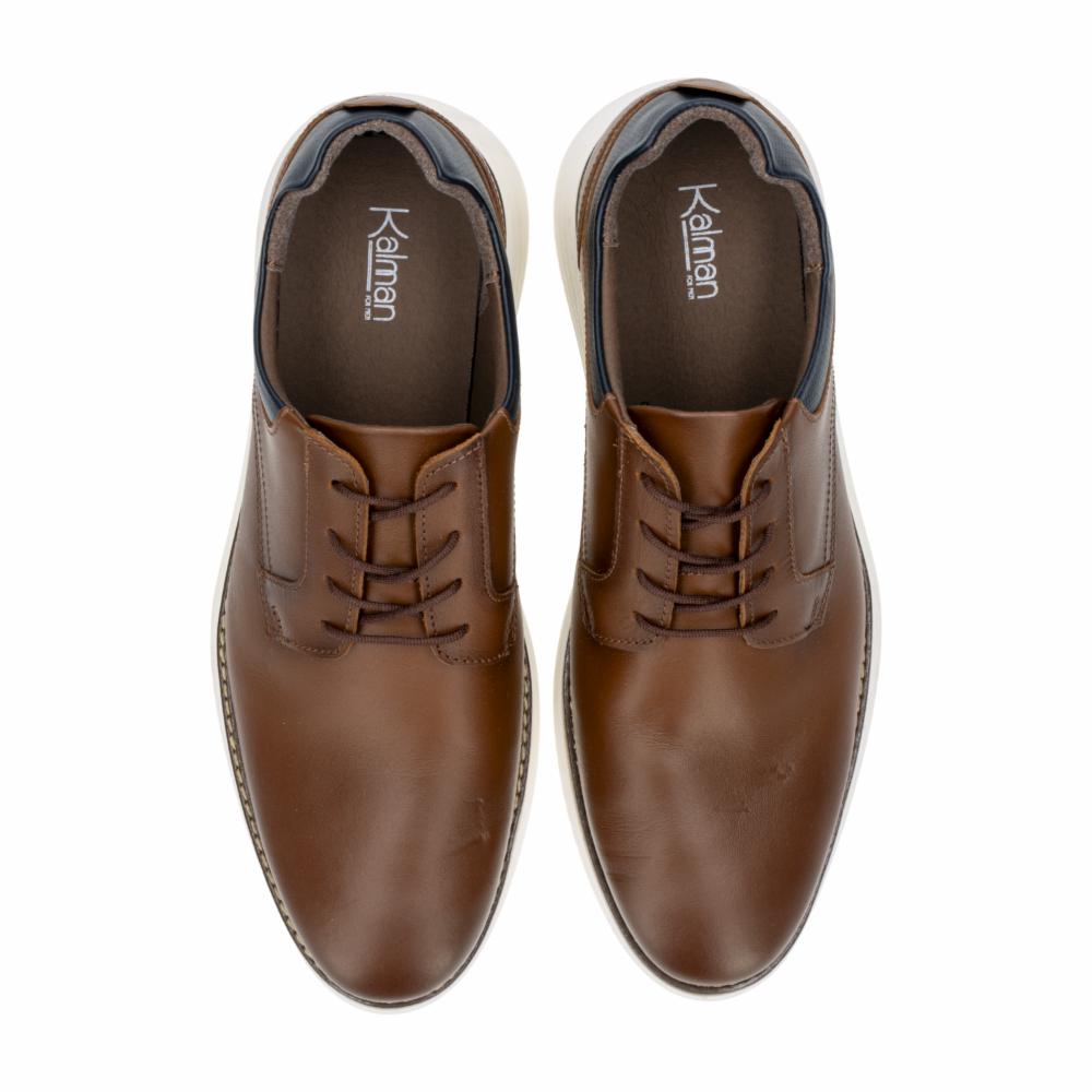 Zapato Casual De Cordón Miel BLUE - Imagen 2