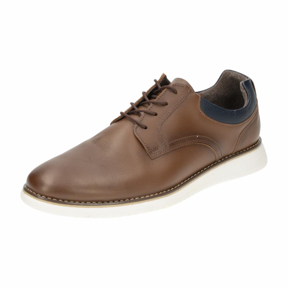 Zapato Casual De Cordón Miel BLUE - Imagen 5