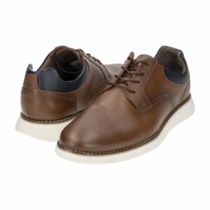 Zapato Casual De Cordón Miel BLUE