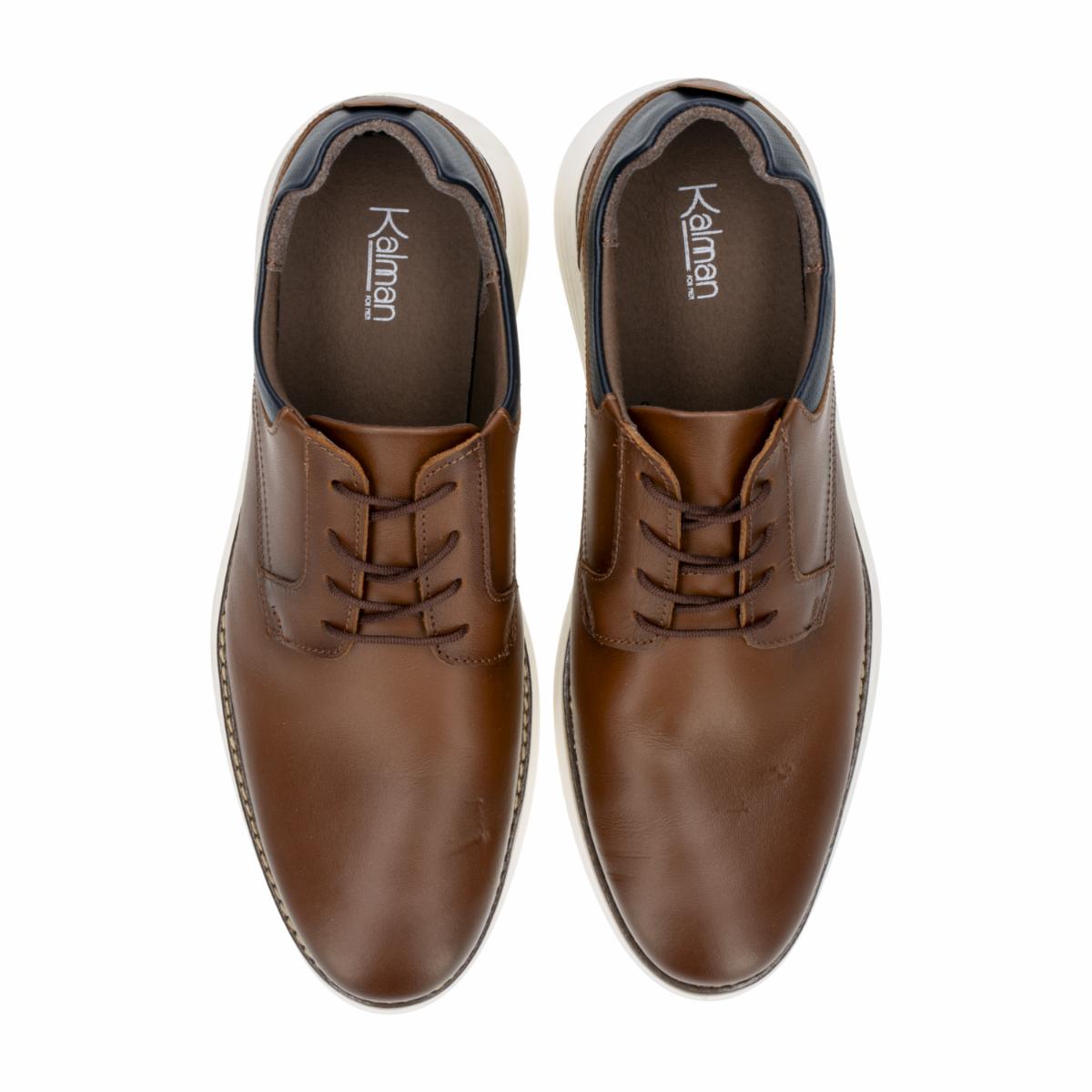 Zapato Casual De Cordón Miel BLUE - Imagen 2