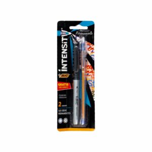 Marcador Grip Negro Bl X 1 Gratis Precisión Azul BIC Medium