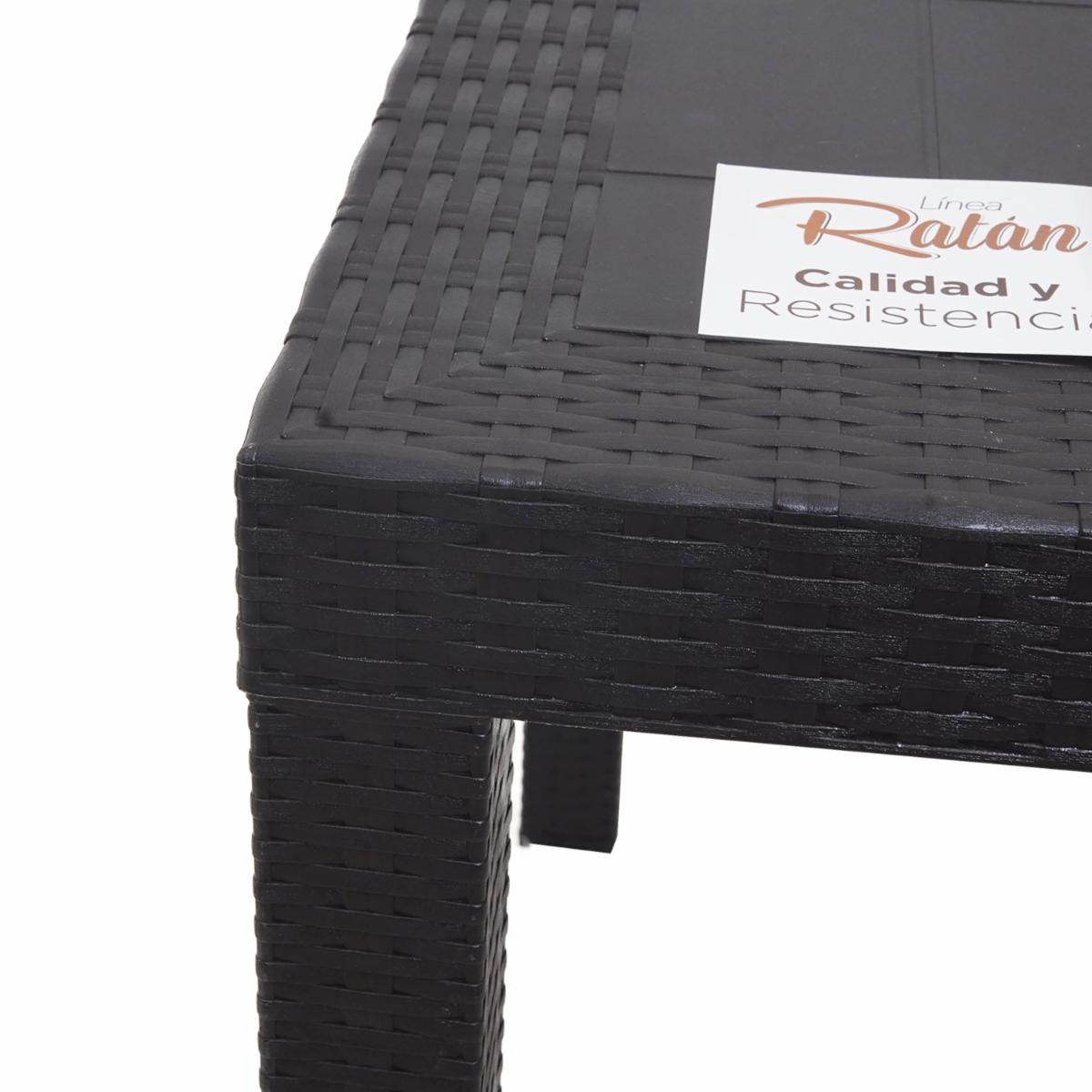 Mesa Ratán Café CASA PICA Plástica