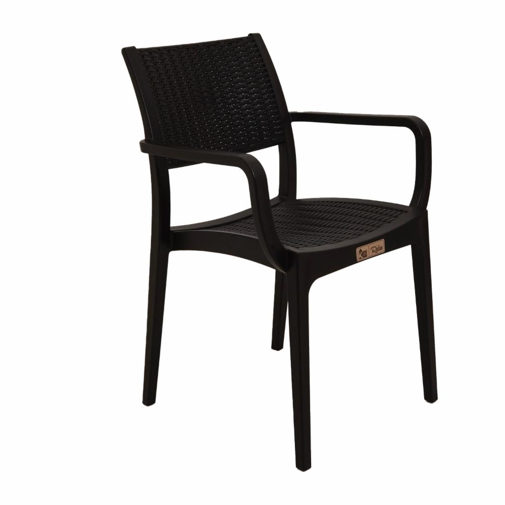 Silla Con Brazos Café CASA PICA Plástica - Imagen 2