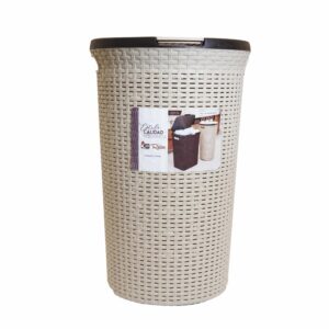 Cesto Ratán Beige CASA PICA Redondo