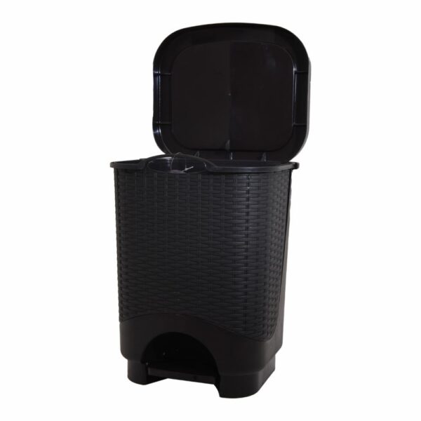 Basurero Dual Ratán Café PICA 24 L - Imagen 2