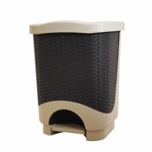 Basurero Dual Ratán Beige CASA PICA 24 L
