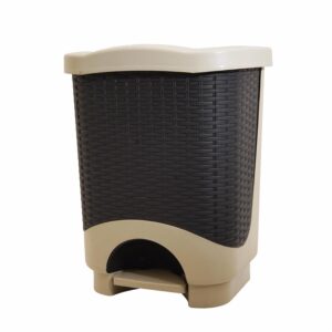 Basurero Dual Ratán Beige PICA 24 L