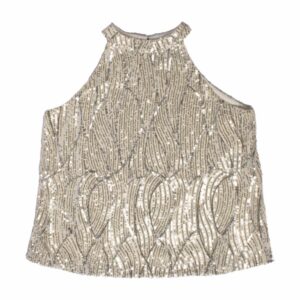 Blusa Cuello Halter Sin Mangas Con Lentejuelas TREND & STYLE