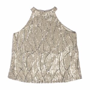 Blusa Cuello Halter Sin Mangas Con Lentejuelas TREND & STYLE