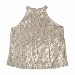 Blusa Cuello Halter Sin Mangas Con Lentejuelas TREND & STYLE
