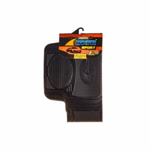 Juego De MoquetasSport Posteriores Color Negro PLASTICAUCHO Unidad