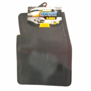 Juego De MoquetasClasica Delanteras Color Negro DAKKAR Unidad